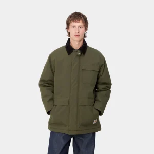 Carhartt WIP Clarton Coat Office Green / Black New