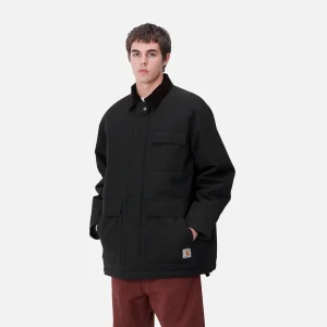 Carhartt WIP Clarton Coat Black / Black Clearance