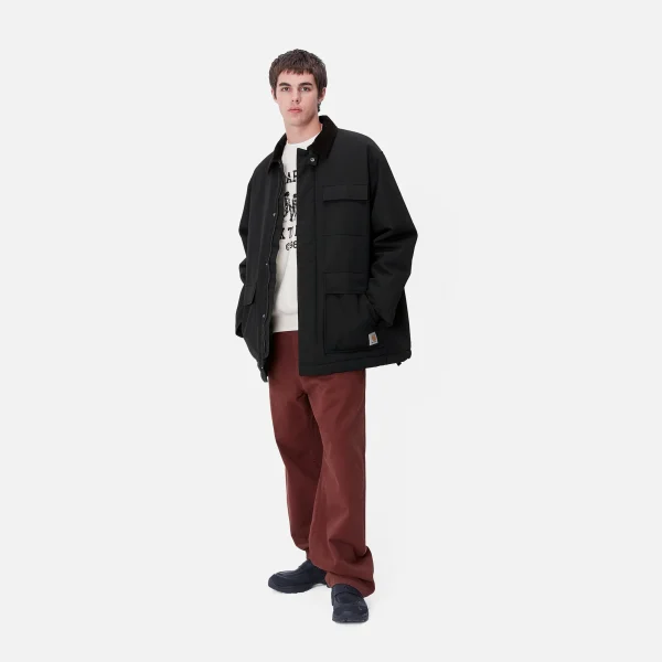 Carhartt WIP Clarton Coat Black / Black Clearance