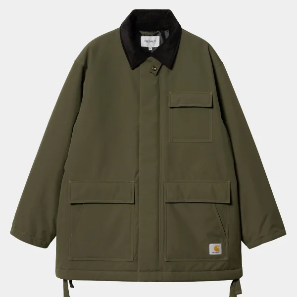 Carhartt WIP Clarton Coat Office Green / Black New