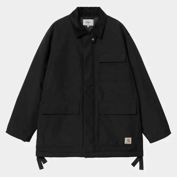 Carhartt WIP Clarton Coat Black / Black Clearance