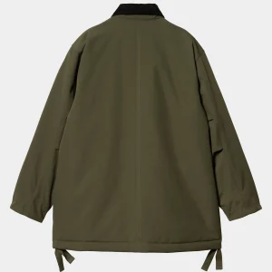 Carhartt WIP Clarton Coat Office Green / Black New