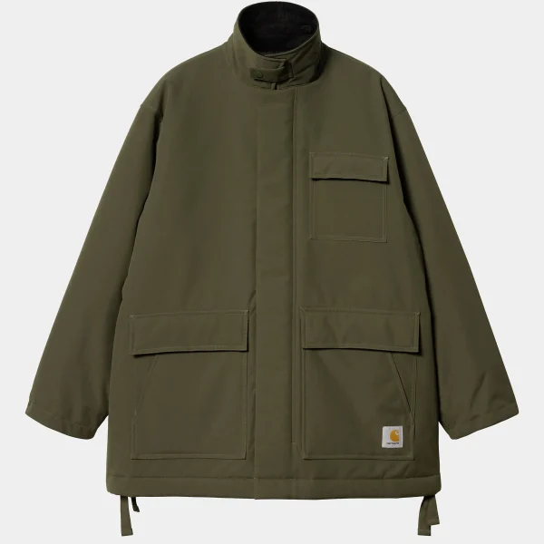 Carhartt WIP Clarton Coat Office Green / Black New