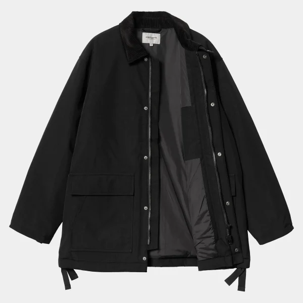 Carhartt WIP Clarton Coat Black / Black Clearance