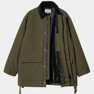 Carhartt WIP Clarton Coat Office Green / Black New