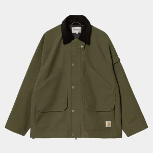 Carhartt WIP Clarton Jacket Office Green / Black New