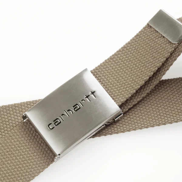 Carhartt WIP Clip Belt Chrome Leather Shop