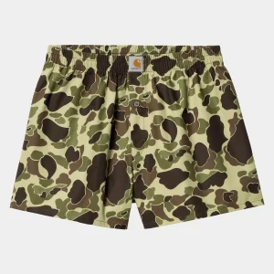 Carhartt WIP Cotton Boxer Camo Duck, Green Flash Sale