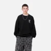 Carhartt WIP Cross Screw Sweat Black / White Online