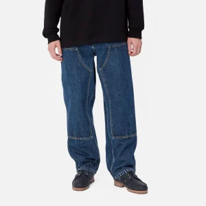 Carhartt WIP Double Knee Pant Blue New