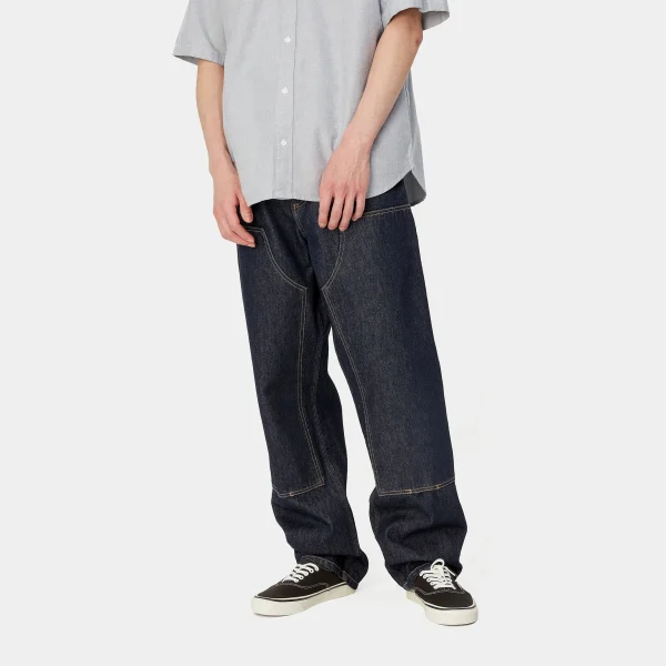 Carhartt WIP Double Knee Pant Blue Online