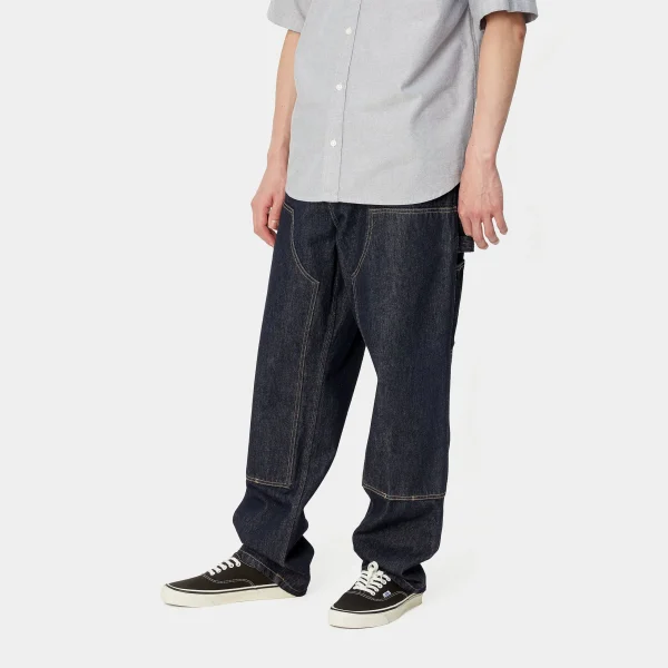 Carhartt WIP Double Knee Pant Blue Online