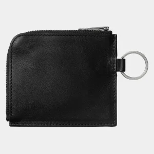 Carhartt WIP Double Vegas Zip Wallet Black / Silver Outlet