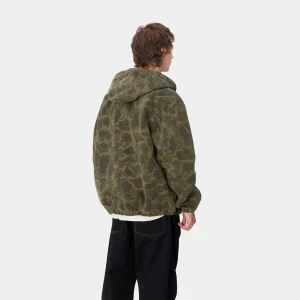 Carhartt WIP Duck Active Jacket Camo Duck, Green / Office Green Best Sale