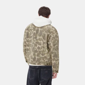 Carhartt WIP Duck Helston Jacket Camo Duck, Black Flash Sale