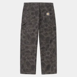 Carhartt WIP Duck Single Knee Pant Camo Duck, Green / Graphite Clearance