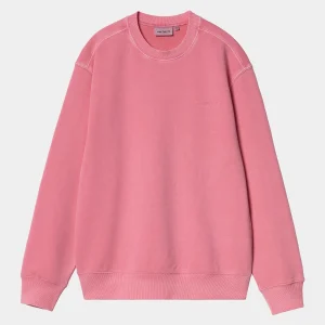 Carhartt WIP Duster Script Sweat Charm Pink Clearance