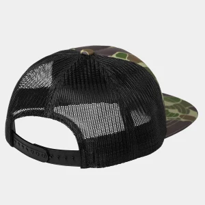 Carhartt WIP Flying Ducks Trucker Cap Camo Duck, Green Store