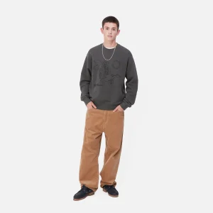 Carhartt WIP Flying Ducks Sweat Graphite Best