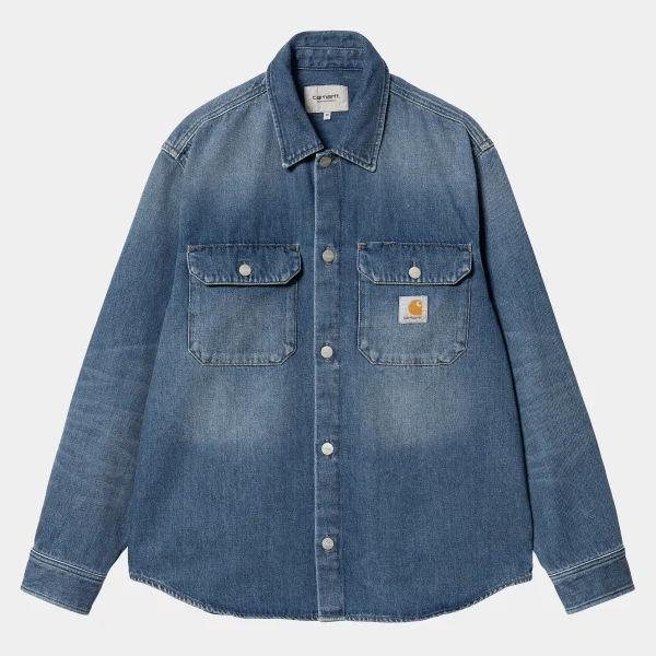 Carhartt WIP Harvey Shirt Jac Blue Hot