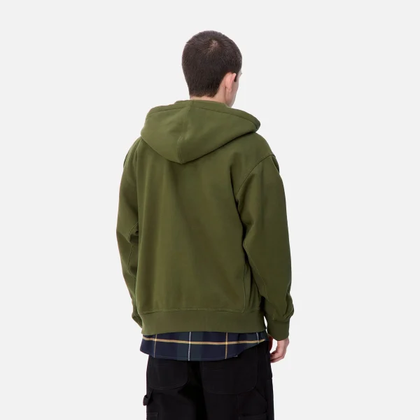 Carhartt WIP Hooded American Script Jacket Tarragon Cheap