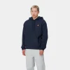 Carhartt WIP Hooded American Script Sweatshirt Air Force Blue Flash Sale