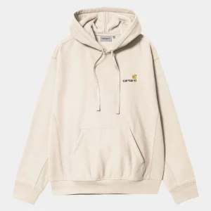 Carhartt WIP Hooded American Script Sweatshirt Moonbeam New