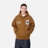 Carhartt WIP Hooded Brown Ducks Sweat Hamilton Brown Fashion