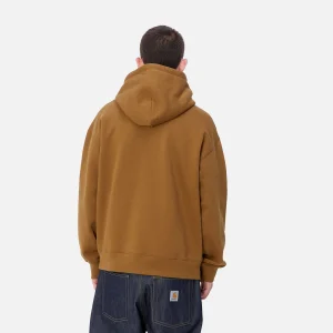 Carhartt WIP Hooded Brown Ducks Sweat Hamilton Brown Fashion