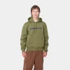 Carhartt WIP Hooded Carhartt Sweatshirt Capulet / Aura New