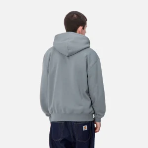 Carhartt WIP Hooded Carhartt Sweatshirt Dove Grey / Wax Cheap