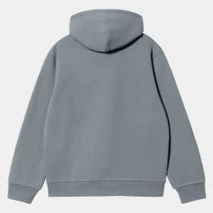 Carhartt WIP Hooded Carhartt Sweatshirt Dove Grey / Wax Cheap