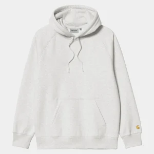 Carhartt WIP Hooded Chase Sweatshirt Ash Heather / Gold Online