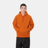 Carhartt WIP Hooded Chase Sweatshirt Turmeric / Gold Best Sale