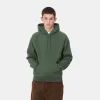 Carhartt WIP Hooded Chase Sweatshirt Sycamore Tree / Gold Discount