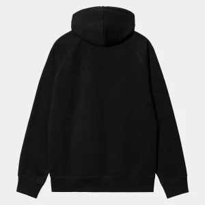 Carhartt WIP Hooded Chase Sweatshirt Black / Gold Best