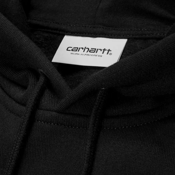 Carhartt WIP Hooded Chase Sweatshirt Black / Gold Best