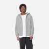 Carhartt WIP Hooded Madison Jacket Grey Heather / Dark Navy Best