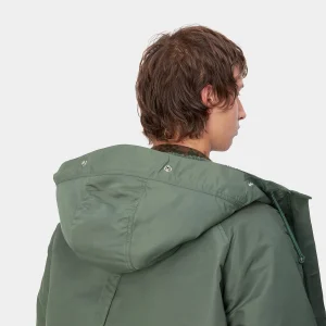 Carhartt WIP Hooded Olten Parka Duck Green Clearance