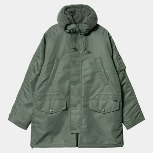 Carhartt WIP Hooded Olten Parka Duck Green Clearance