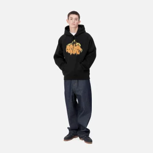 Carhartt WIP Hooded Yute Sweat Black Outlet