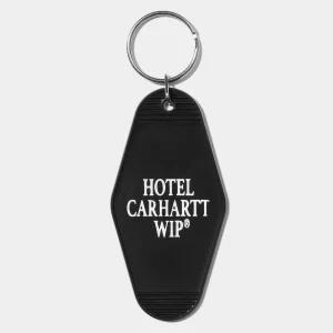 Carhartt WIP Hotel Keys Keychain Black / White Cheap