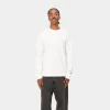 Carhartt WIP L/S Base T-Shirt White / Black Fashion