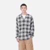 Carhartt WIP L/S Blanchard Shirt Blanchard Check, Charm Blue Clearance