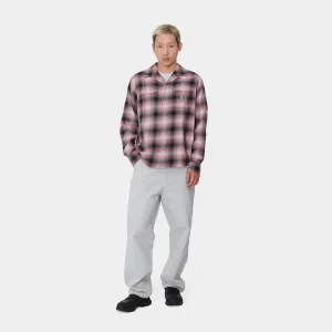 Carhartt WIP L/S Blanchard Shirt Blanchard Check, Charm Pink Cheap