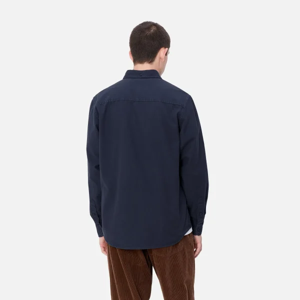 Carhartt WIP L/S Bolton Shirt Air Force Blue Store