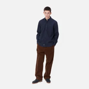 Carhartt WIP L/S Bolton Shirt Air Force Blue Store