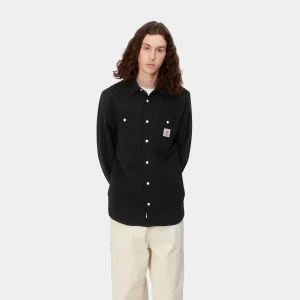 Carhartt WIP L/S Clink Shirt Black Store