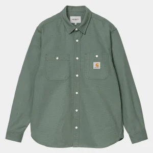 Carhartt WIP L/S Clink Shirt Duck Green Best Sale