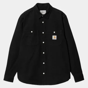 Carhartt WIP L/S Clink Shirt Black Store